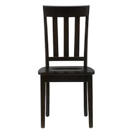 Slat Back Side Chair for Table Sets